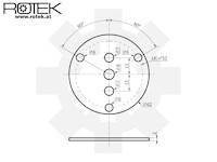 Dichtung Dieseltank zu Flanschplatte GD4/WPD4-Serie