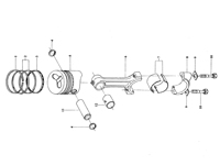 Y480 Teileverzeichnis Kolben-Pleuel
