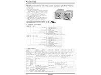 Zeitrelais / Timerrelais ATS8-41 0.1 Sekunden bis 10 Stunden,  100-240 VAC, 24-240VDC