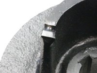 Impeller Pumpenrad mit Hartmetallschneidzahn zu WPE-TCM-007.5kW-400V (CPE750-2M)