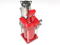 Hydraulikpumpe bis 700 Bar für Werkstattpressen mit manuellem und Druckluftantrieb